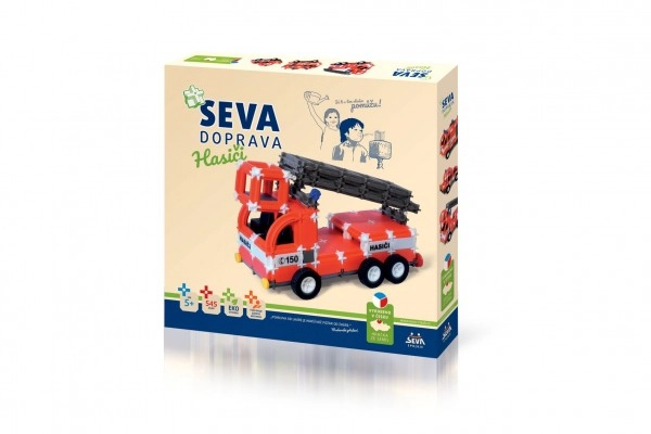 Levně Seva Doprava – hasiči, stavebnice 545 dílků