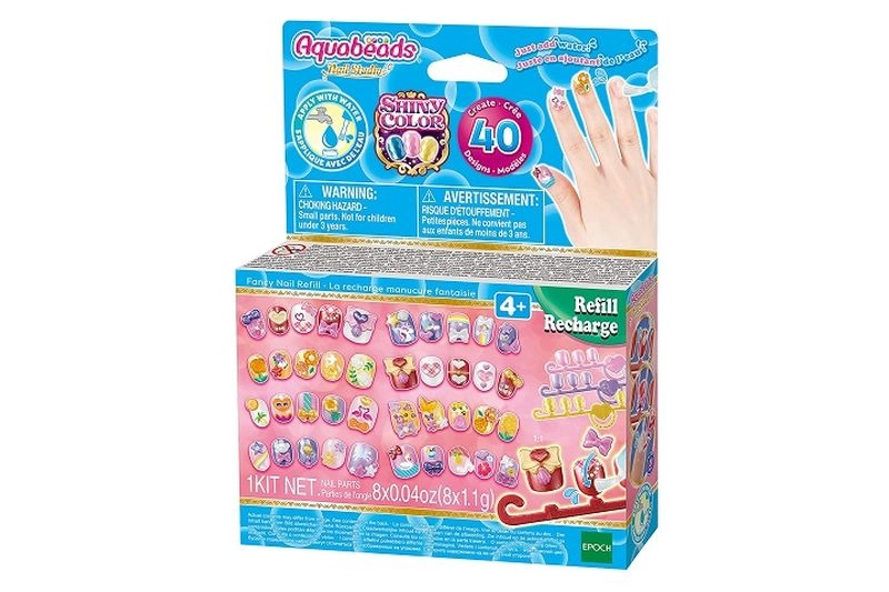 Aquabeads Studio na nehty – doplňovací sada Shiny Color