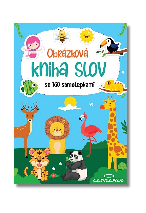 Levně Obrázková kniha slov se samolepkami