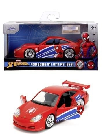 Jada Toys model Porsche 911 GT3 RS 1:32 – SPIDER-MAN edice