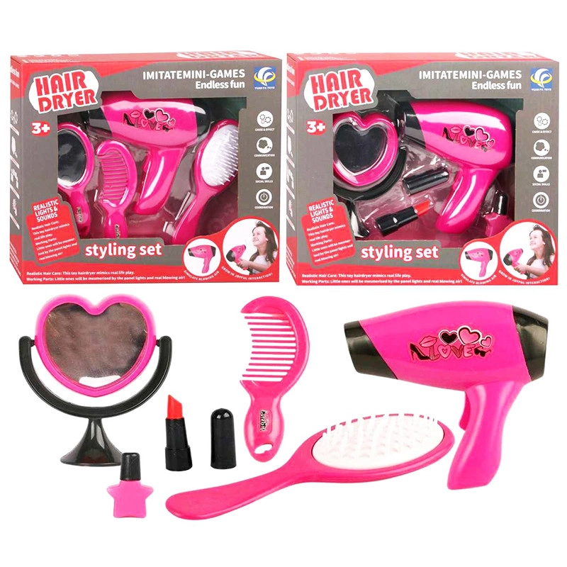 Kadeřnická sada s fénem pro děti
