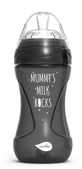 Nuvita lahvička Mimic Cool Black 250ml