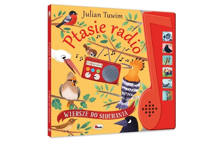 Ptasie radio – zvuková kartonová knížka s verši Juliana Tuwima