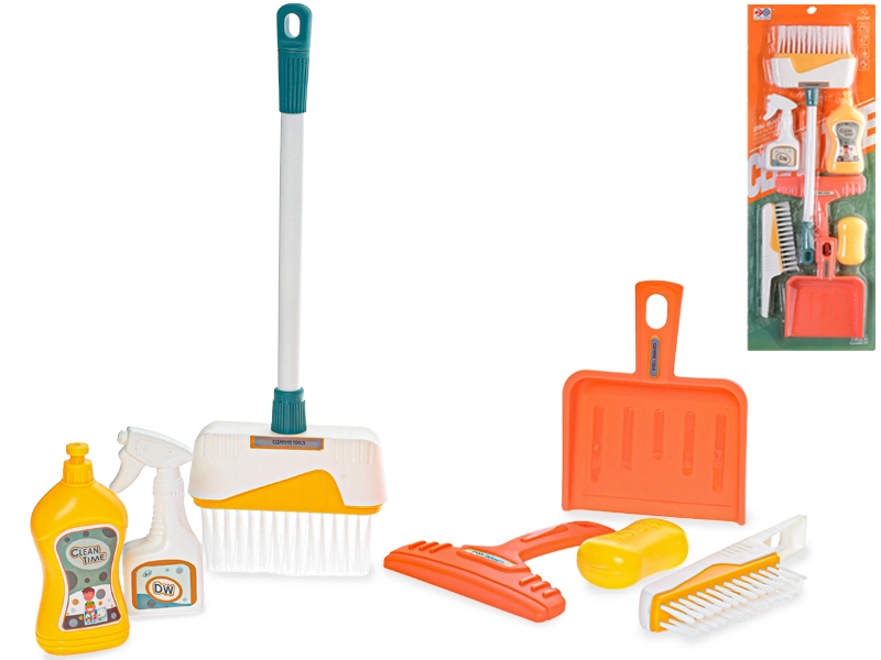 Uklízecí sada pro děti 7 ks s košem