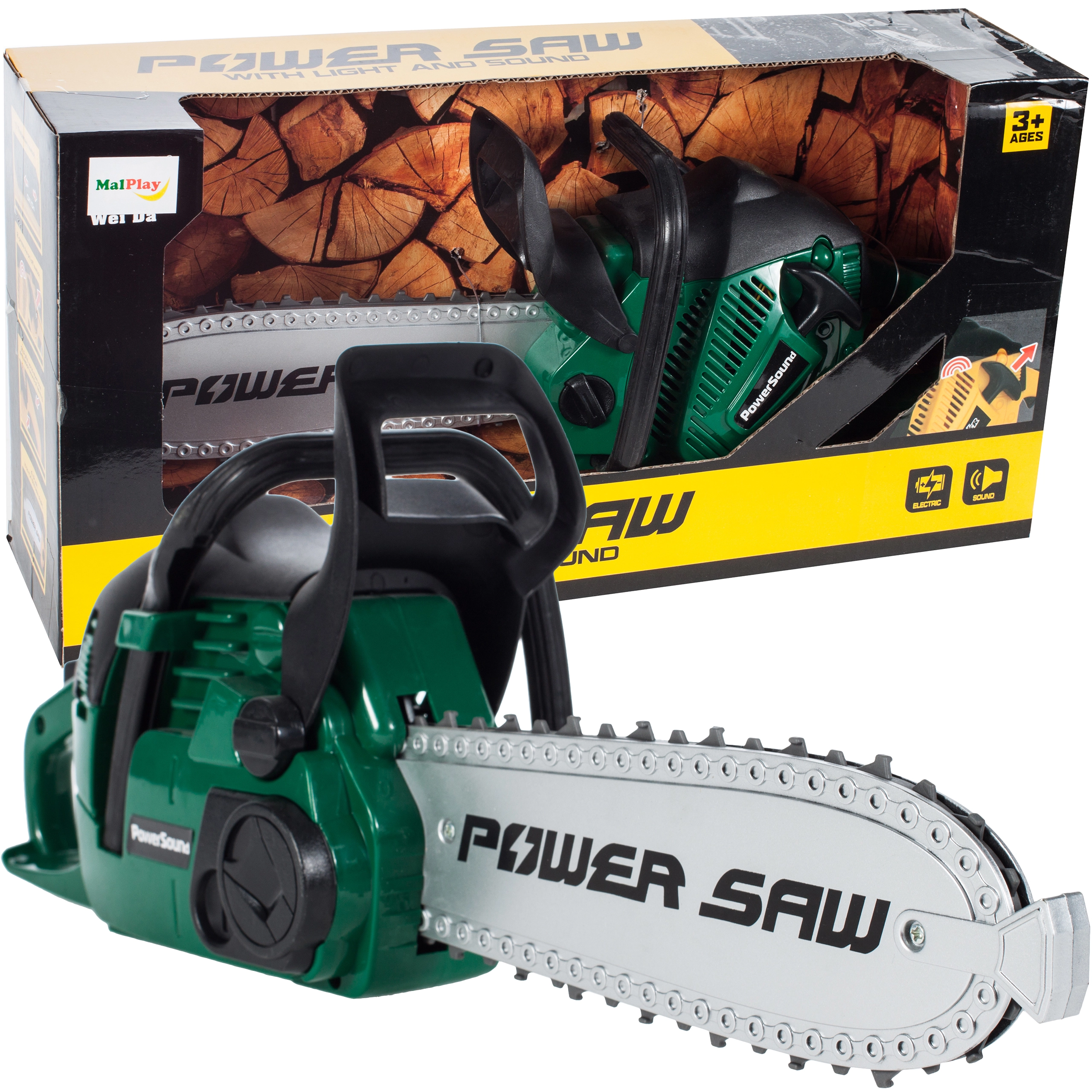 Elektrická dětská řetězová pila – hračka