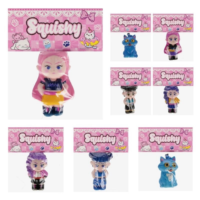 Antistresová squishy postavička K‑Pop Demon Hunters