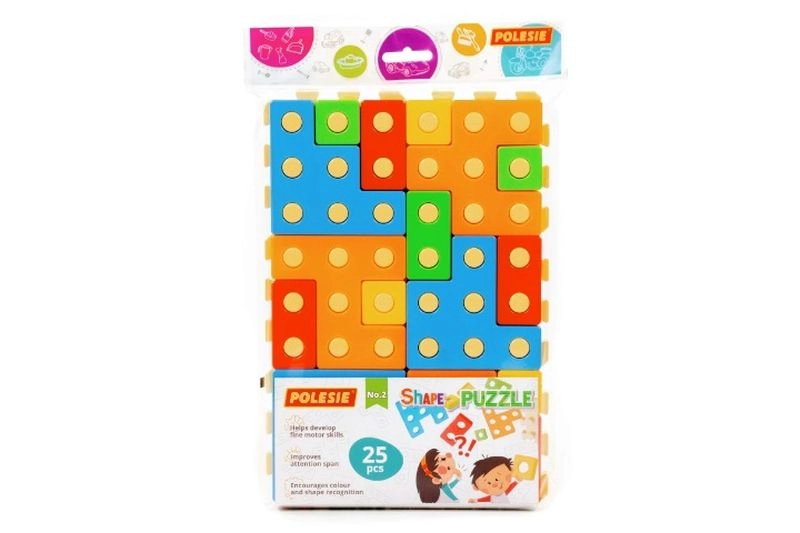 Edukativní puzzle ulož puzzle č. 2 (25 dílků) v sáčku