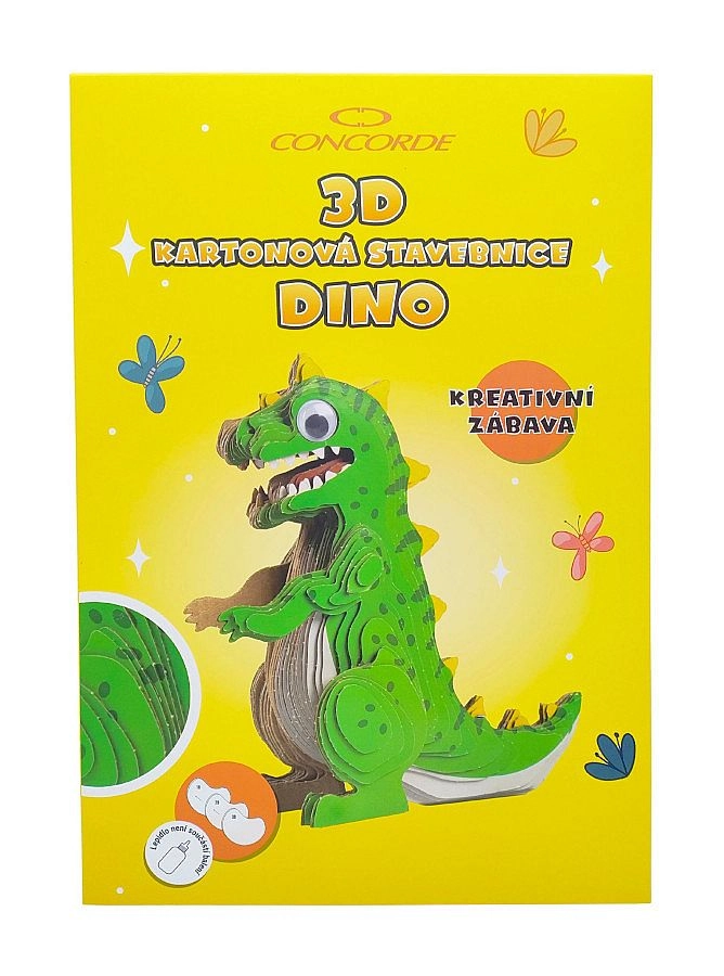 Levně 3D kartonová stavebnice dinosaurus