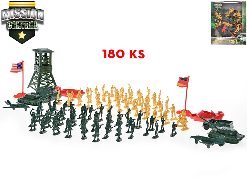 Mission Control sada vojáků s doplňky 180ks