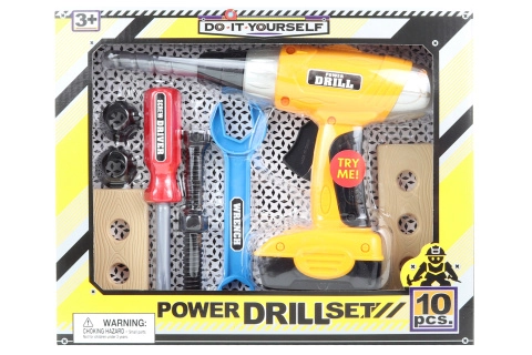 Dětská sada nářadí s vrtačkou bez baterií