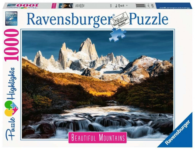 Levně Patagonie Ravensburger 173150 Dechberoucí hory: Mount Fitz Roy 1000 dílků