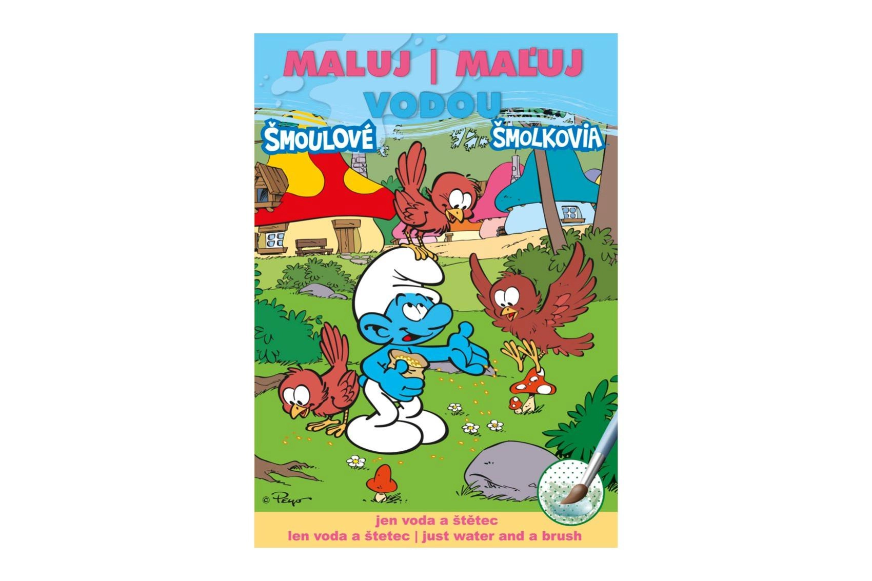 Maluj vodou Šmoulové