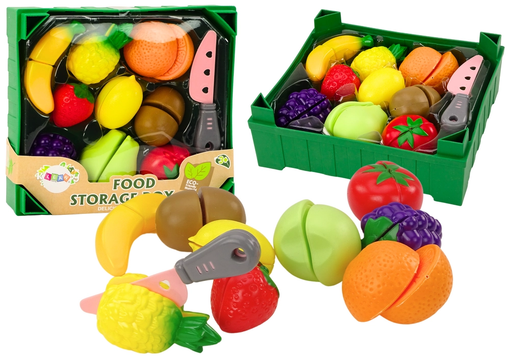 Sada na krájení ovoce 9 El Zelený nůž