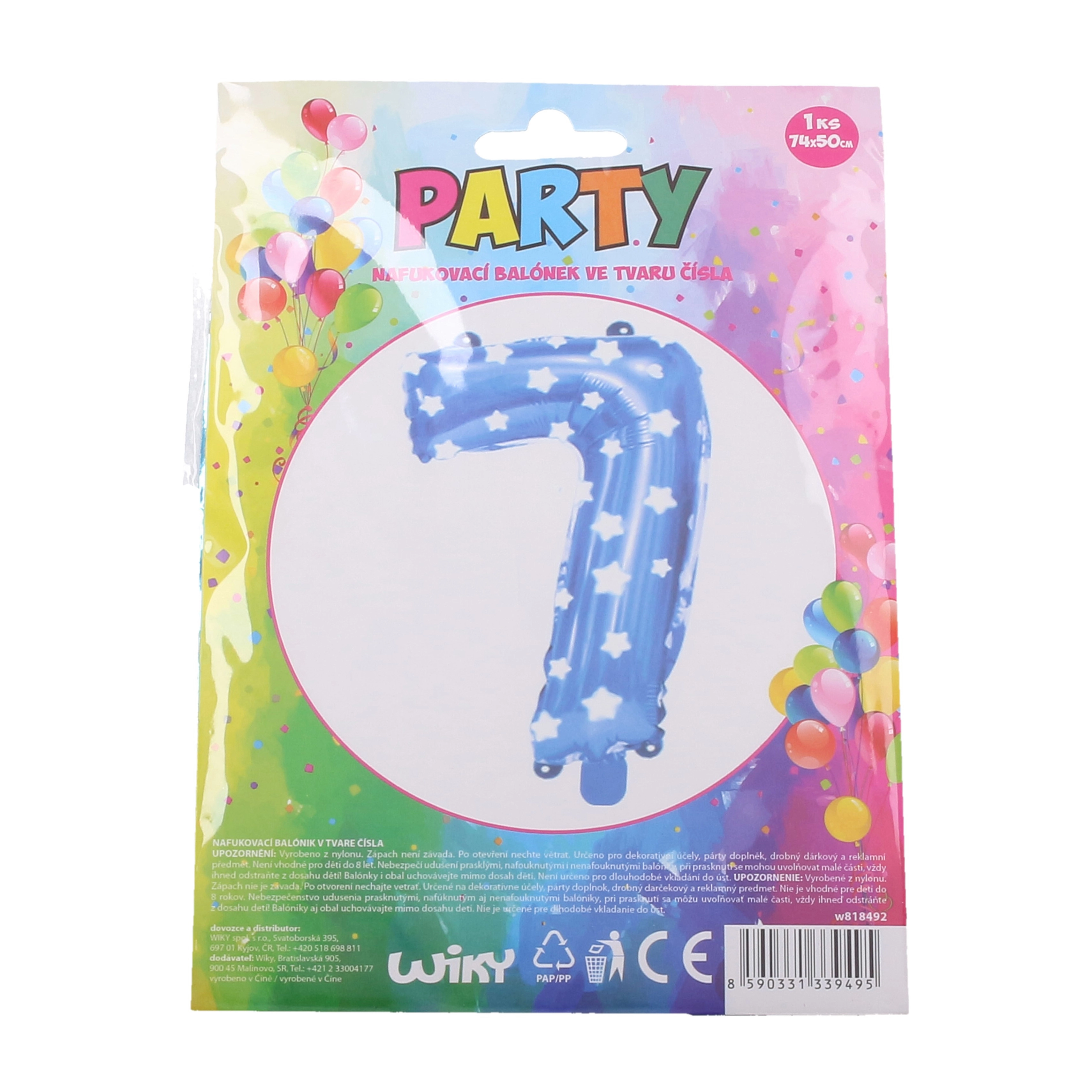 Levně wiky Nafuk.balonek c.7 kluci 818492 103580