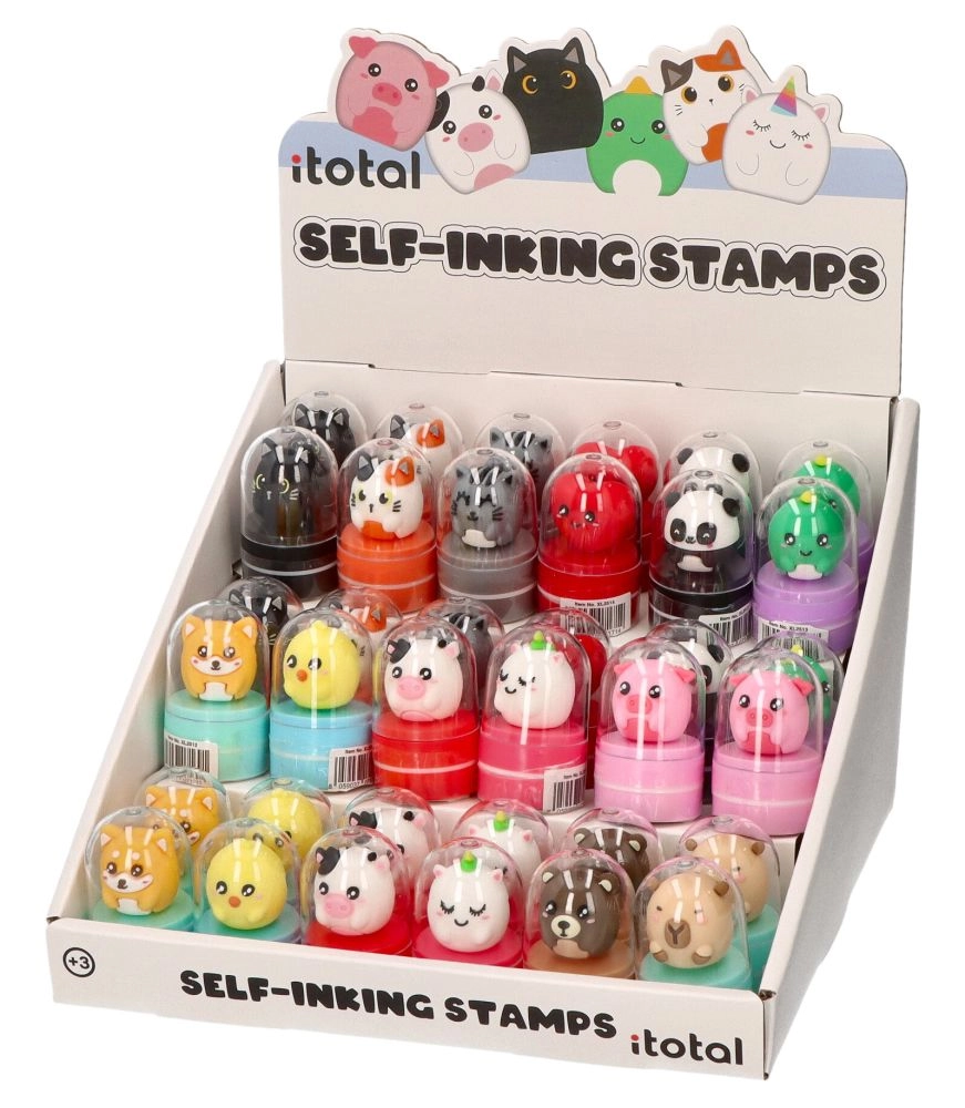 Razítko s roztomilými zvířaty – panda a kapybara