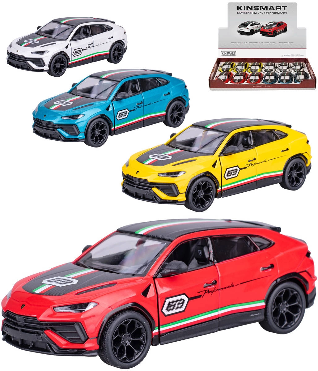 Kinsmart Lamborghini Urus Performante kovový model auta 13 cm (1:34) - 1 kus