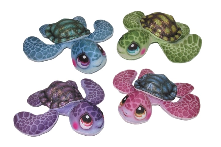 Plyšová želva 28 cm – 4 barevné varianty