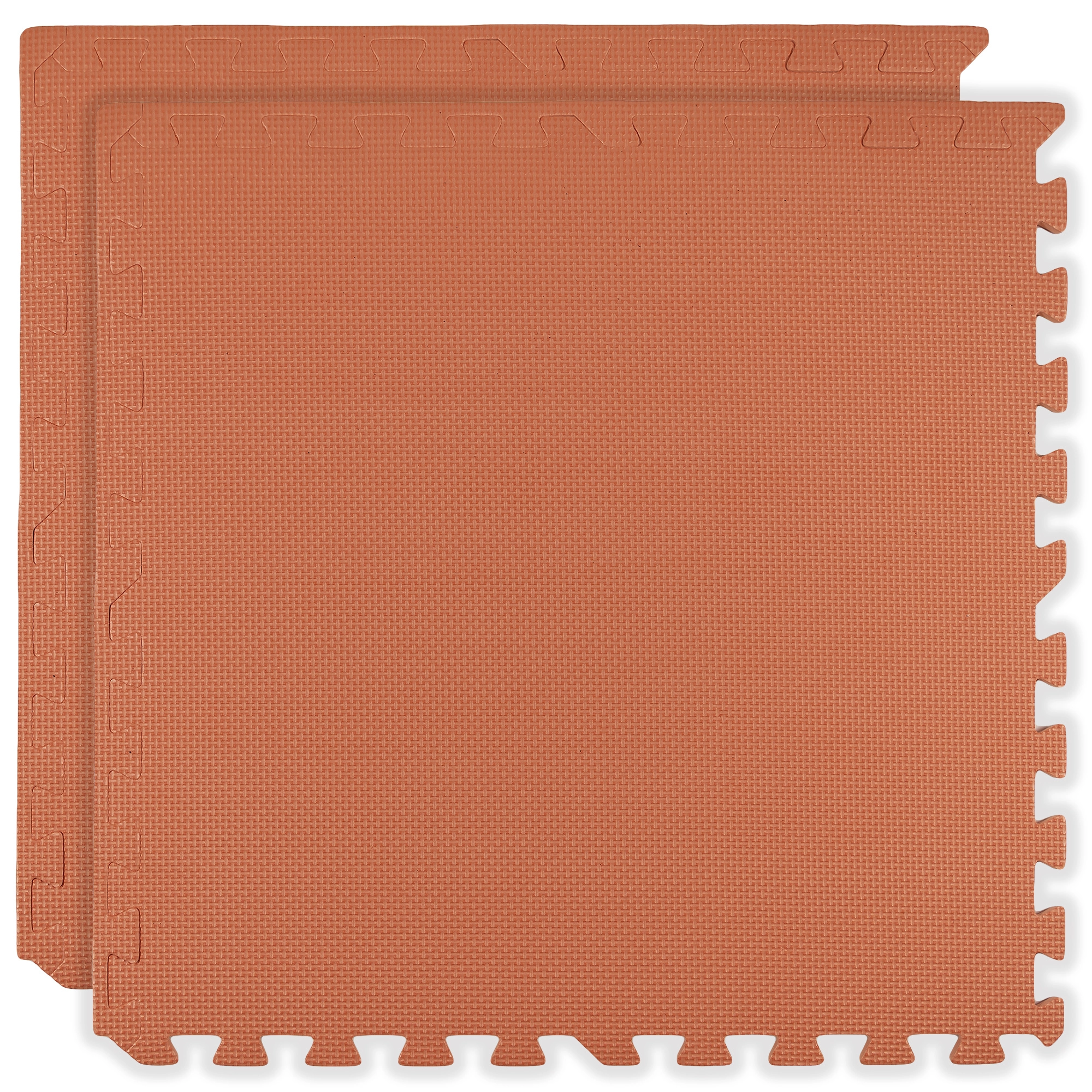 Pěnová podložka HUMBI 120 × 60, velké voděodolné pěnové puzzle, 2 ks, broskvová