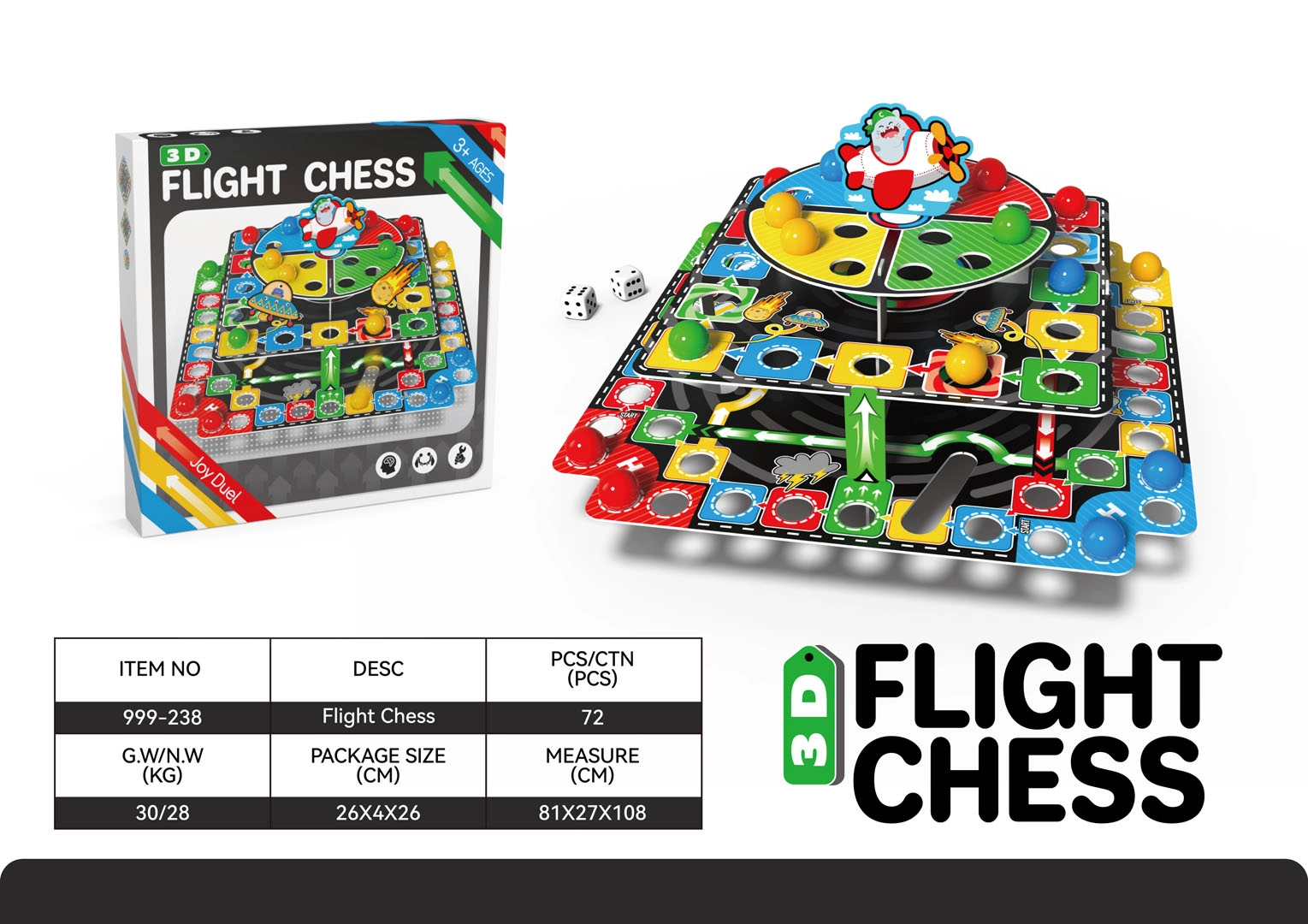 Stolní hra 3D Člověče, nezlob se