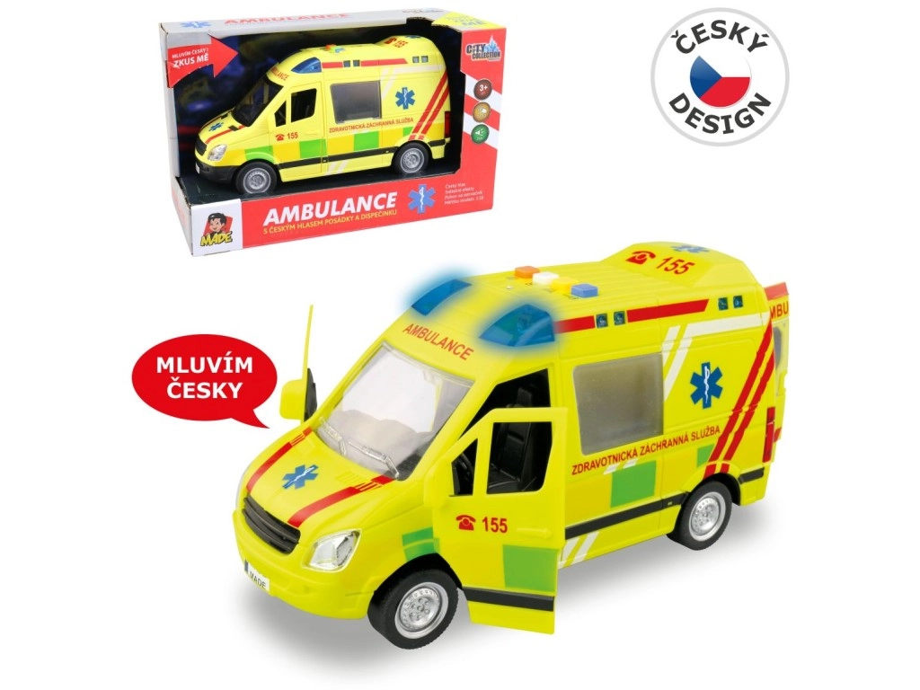 Ambulance na baterie s českým hlasem