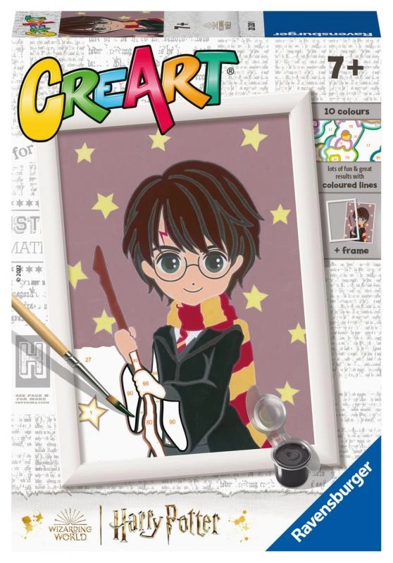 Levně RAVENSBURGER CreaArt Harry Potter kreativní set s barvičkami v krabici