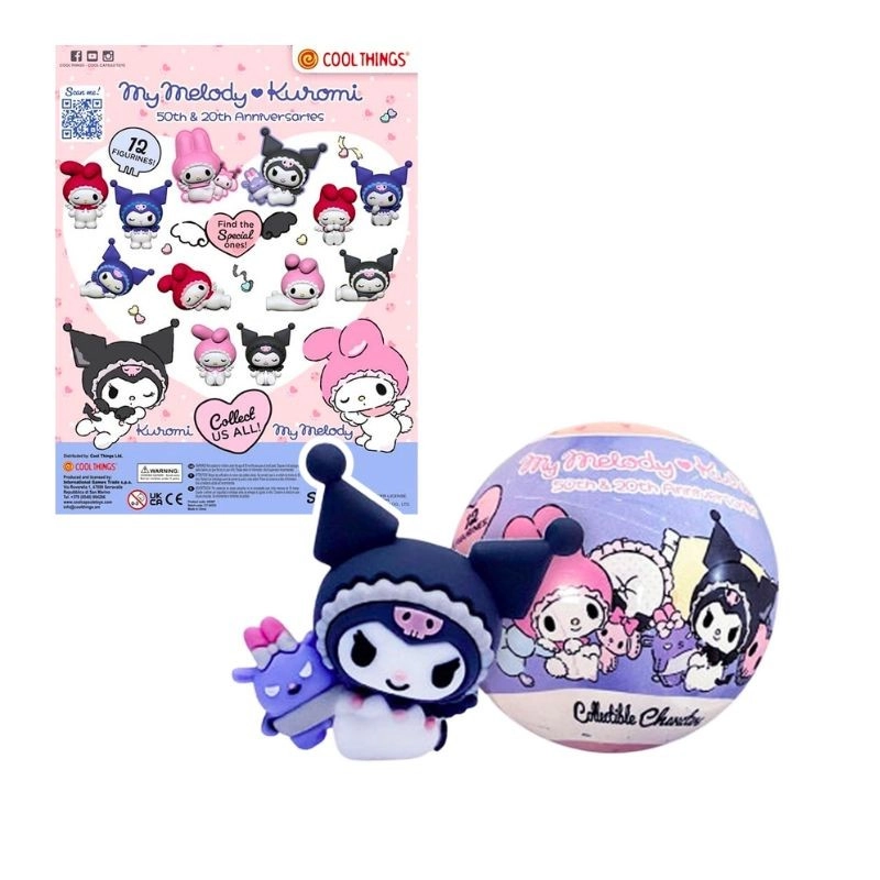 Levně Kapsle sanrio my melody & kuromi – sběratelská minifigurka