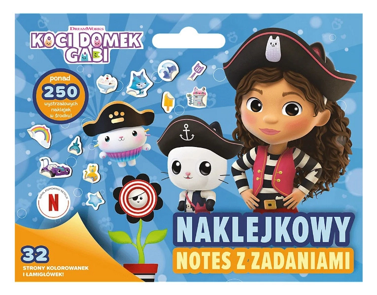 Gábinin kouzelný domek samolepkový sešit s úkoly
