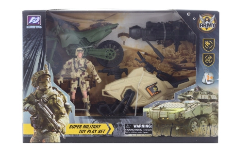 Vojenská sada se skútrem pro děti