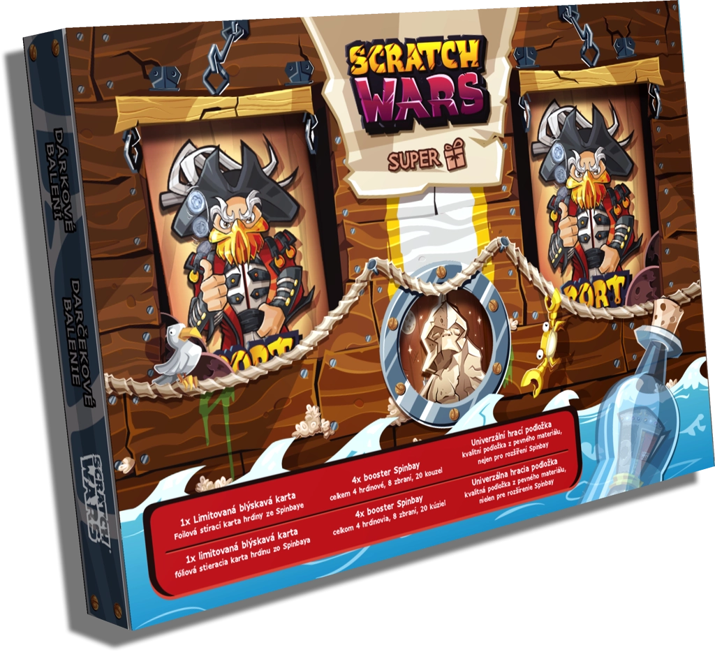 Scratch Wars - Dárkové balení Spinbay