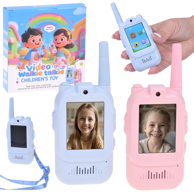 XREC video vysílačky pro děti (sada 2 ks) s 2" LCD a kamerou
