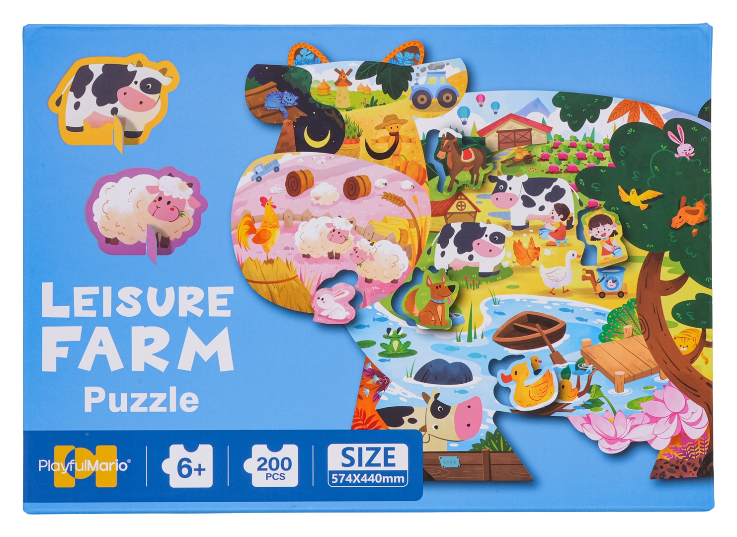 Sada puzzle 200 dílků – farma