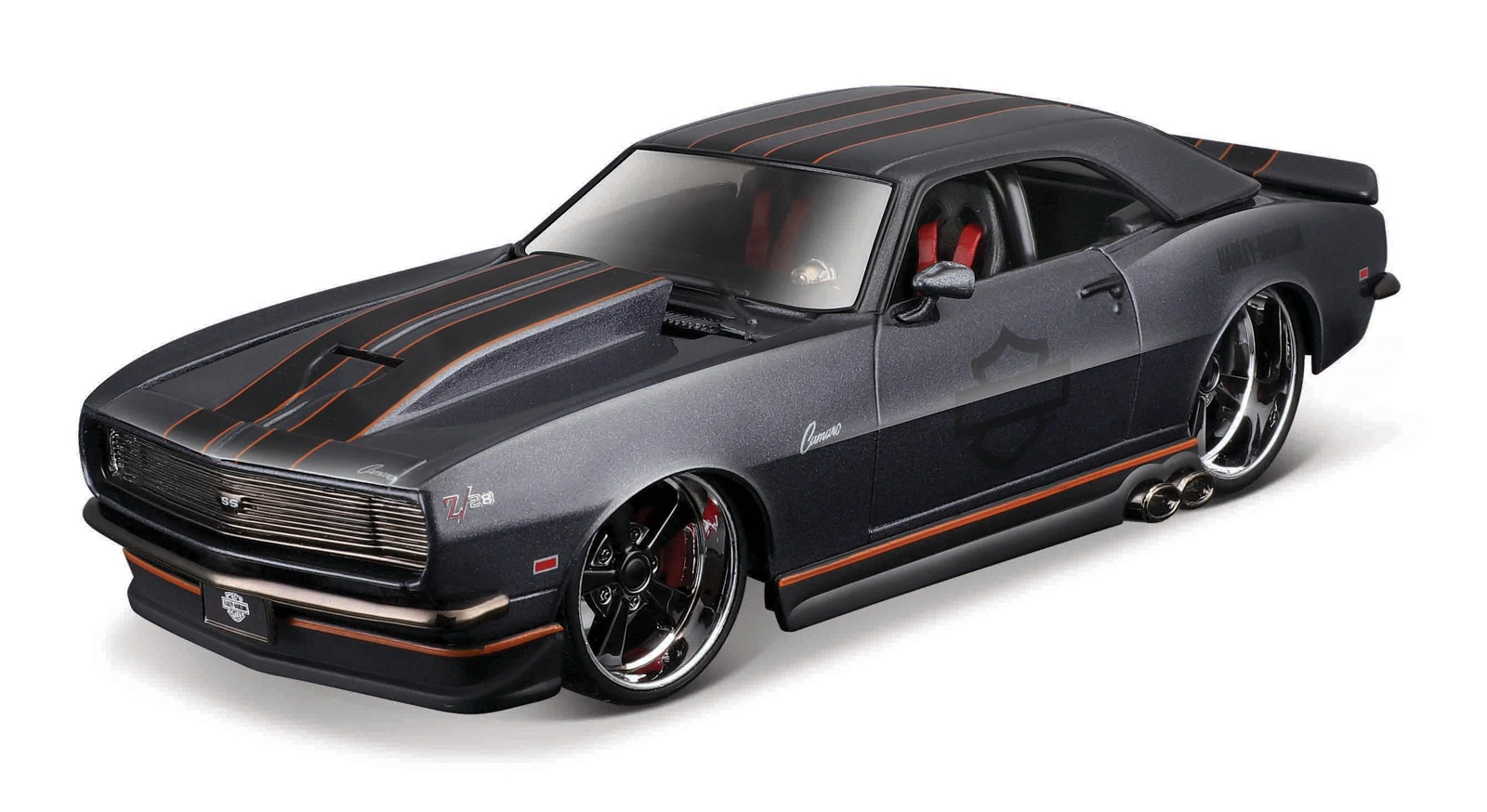 Maisto - Harley-Davidson Custom, 1968 Chevrolet Camaro Z/28 , 1:24