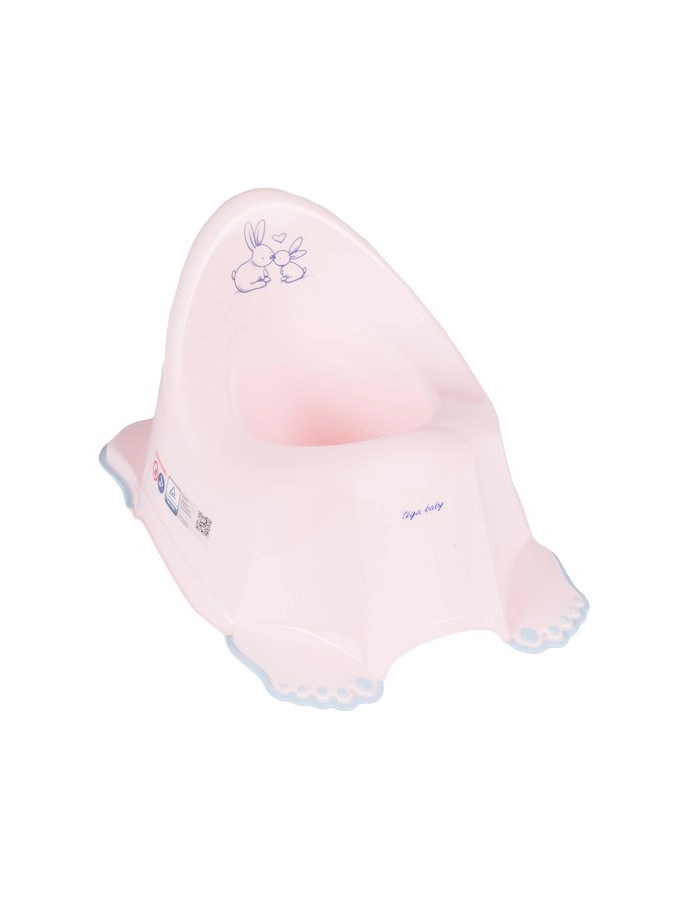 TEGA Hrající dětský nočník protiskluzový Bunny růžový