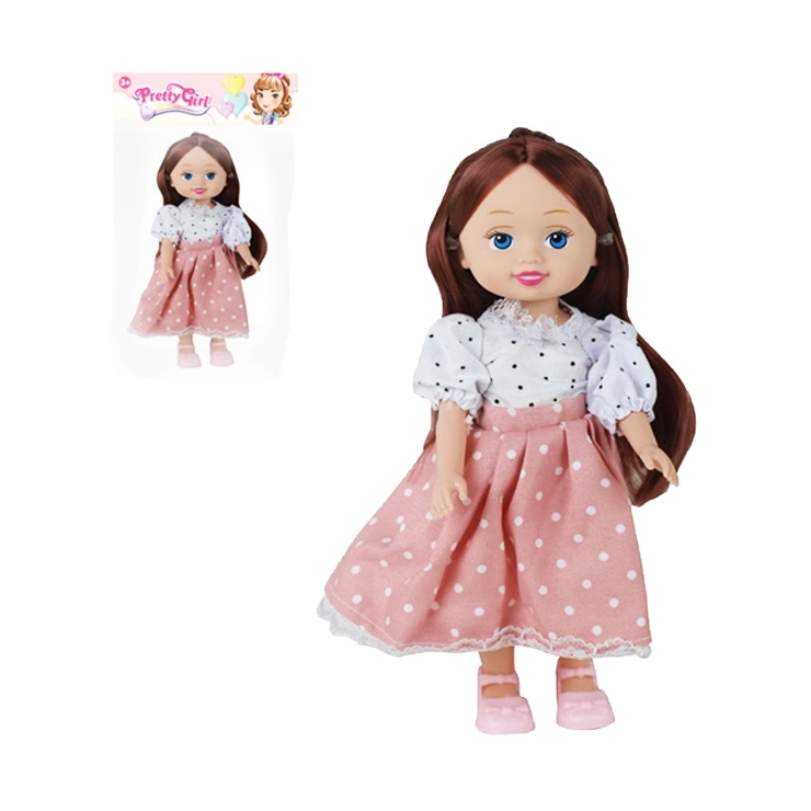 panenka v puntíkovaných šatech 25 cm