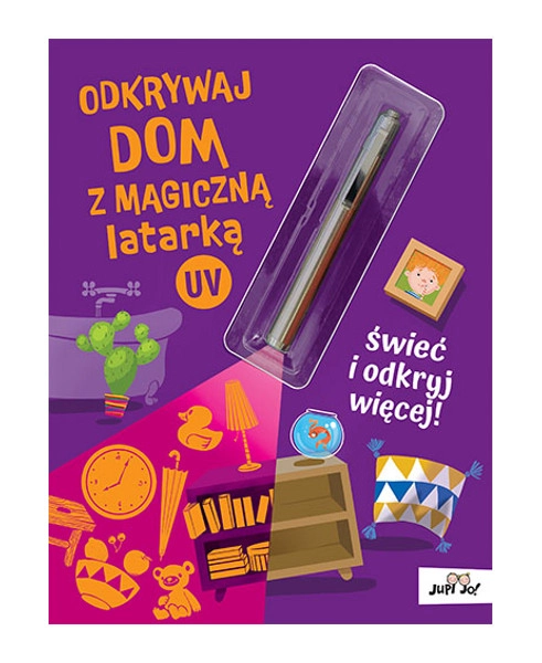 Kouzelná knížka s UV baterkou: Objevuj dům