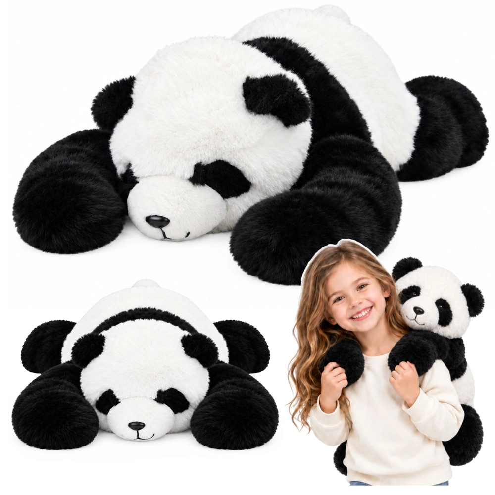 Plyšová panda s dlouhými tlapkami 60 cm