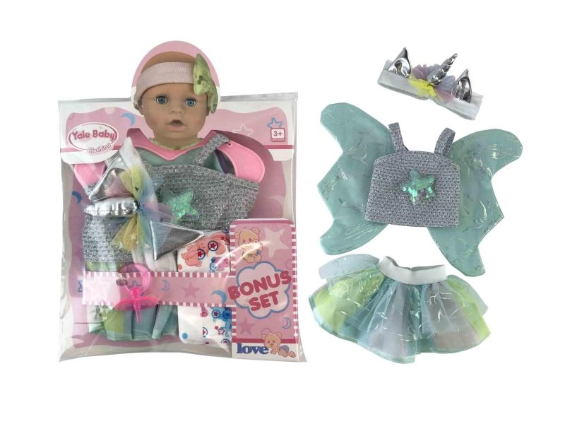MAC TOYS Šaty na panenku 30-38cm