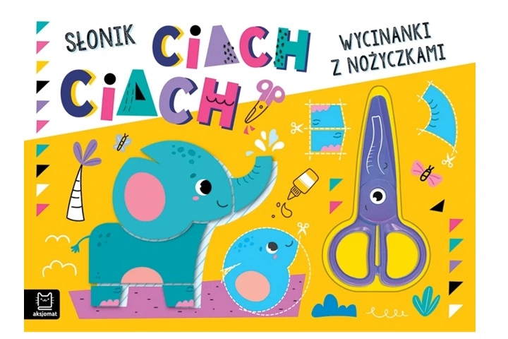 Vytrhávací vystřihovánky s nůžkami slůně ciach, ciach!