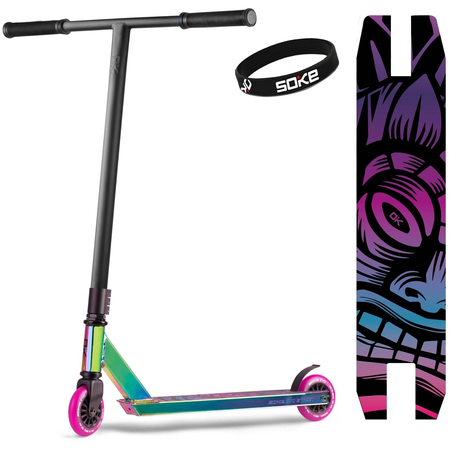 Soke Kickboardová Extreme EVO STREET černá Neochrome