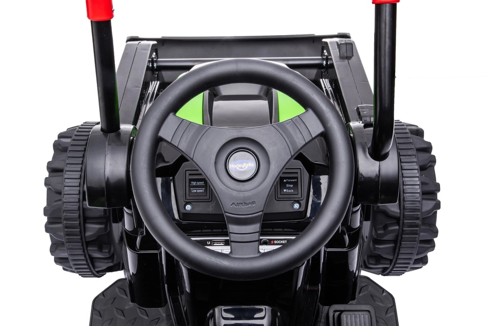 Dětský akumulátorový traktor Bagr s pohyblivým ramenem