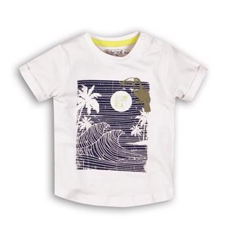 Dirkje dětské tričko s krátkým rukávem tropical toucan do it bílé