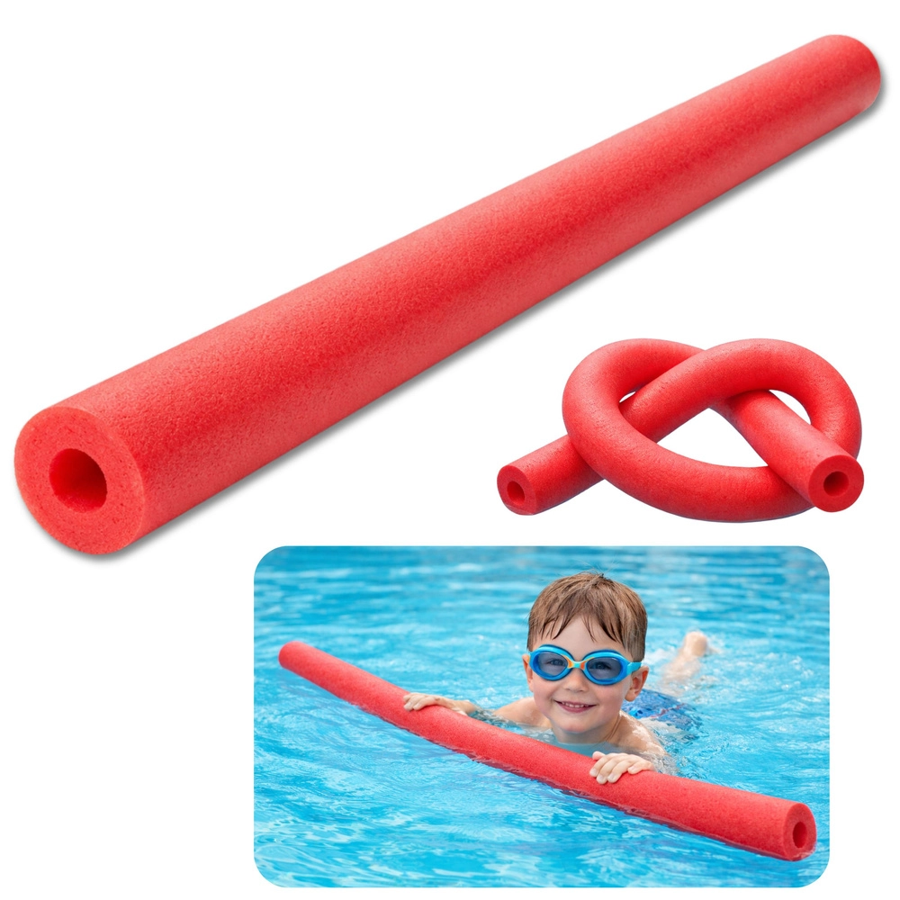 Pěnový plavecký nudle červená 150 cm
