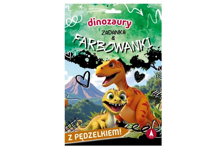 Zadání a vodové omalovánky Dinozaury