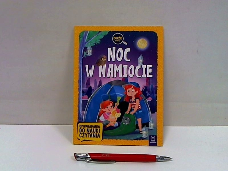Noc ve stanu – Duże litery (nauka čtení), dětská kniha s velkými písmeny