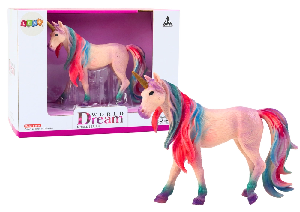 LEAN Toys Velký fialový jednorožec 11 cm