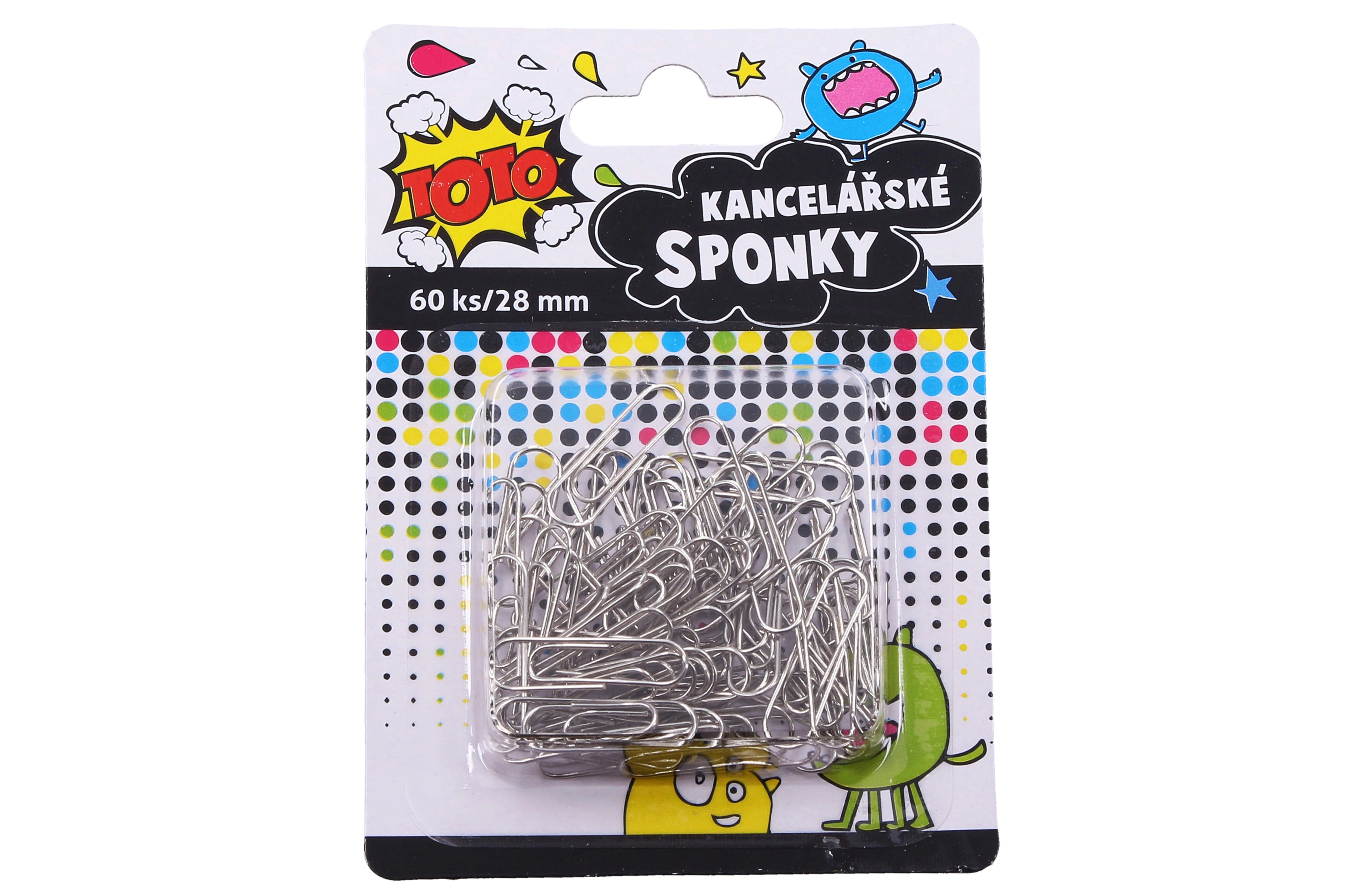 Levně TOTO Sponka kancelářská 60 ks 28 mm