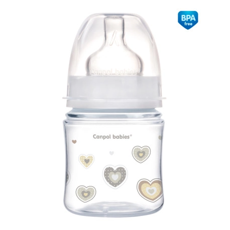 Canpol babies kojenecká láhev se širokým hrdlem Newborn Baby 120 ml