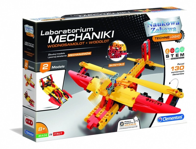 Clementoni Mechanická laboratoř Hydroplán 130 dílků