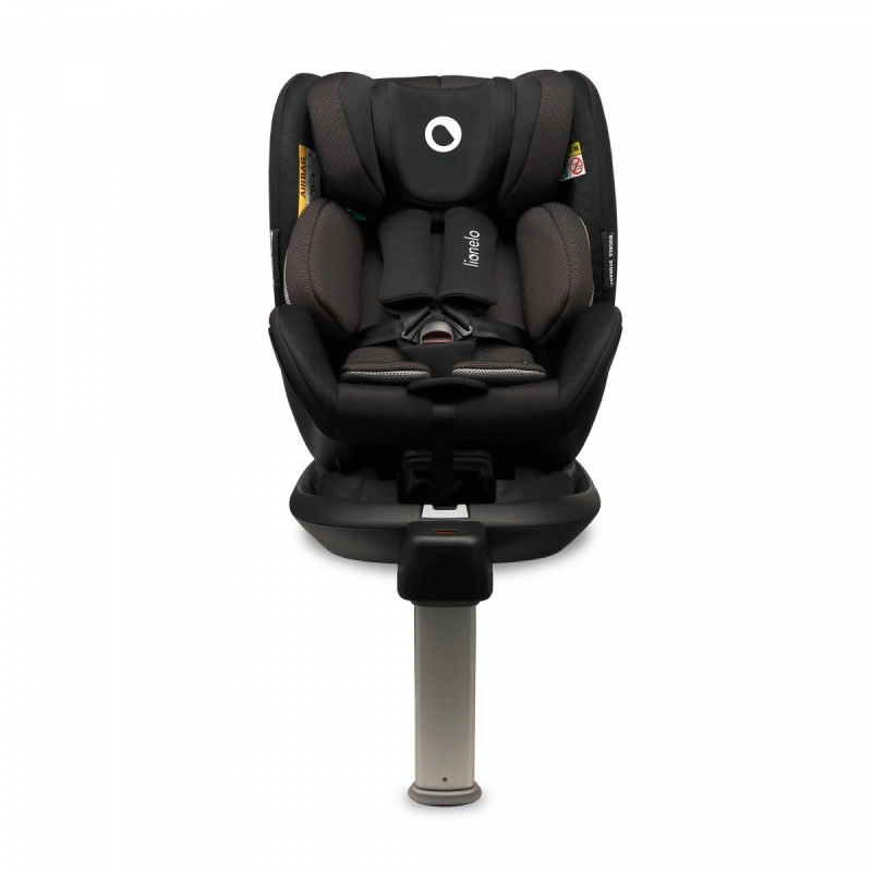 Levně Autosedačka Lionelo Antoon Plus Black Onyx 0–105 cm i-Size s otočnou základnou