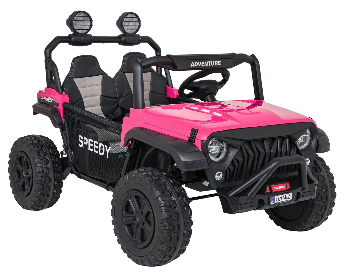 Dětské elektrické auto Offroad 4x4 růžové